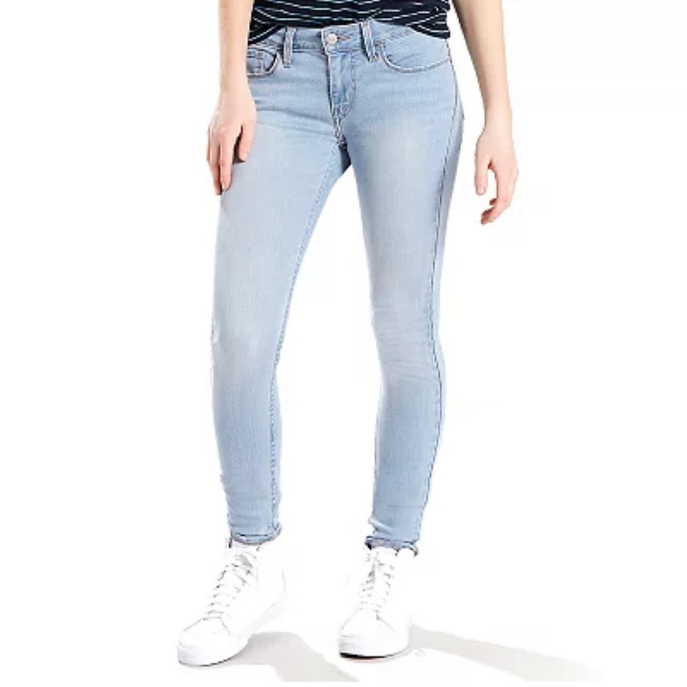 Levis 535 Super Skinny Light Wash Jeans